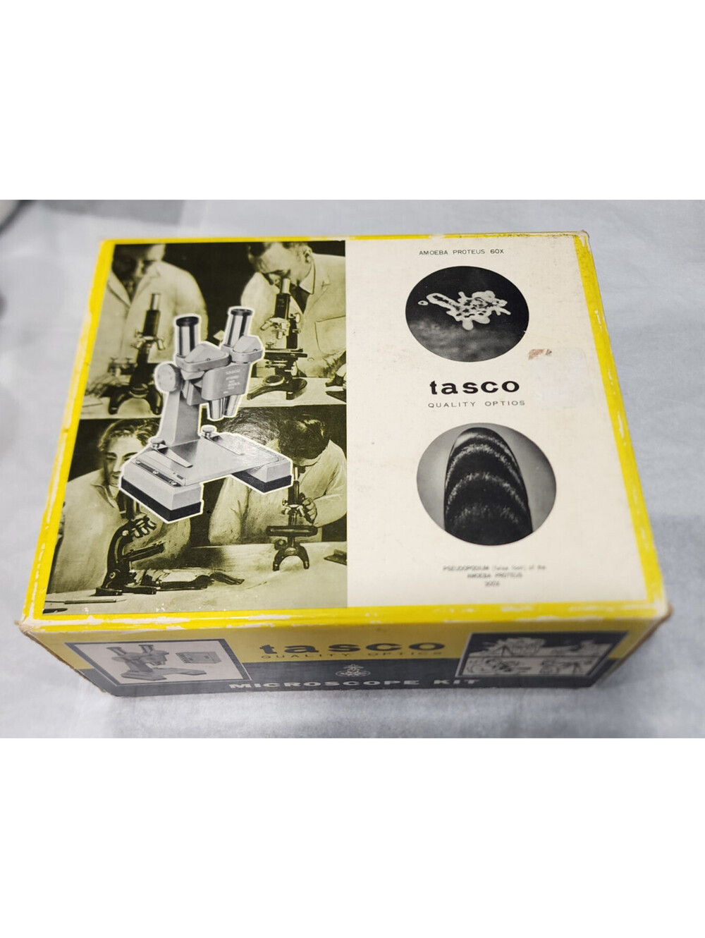 Vintage Tasco Stereo Binocular Microscope Kit Japan 1960s Metal Model 995